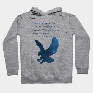 Bible Verse - Eagle - Isaiah 40 31 Hoodie